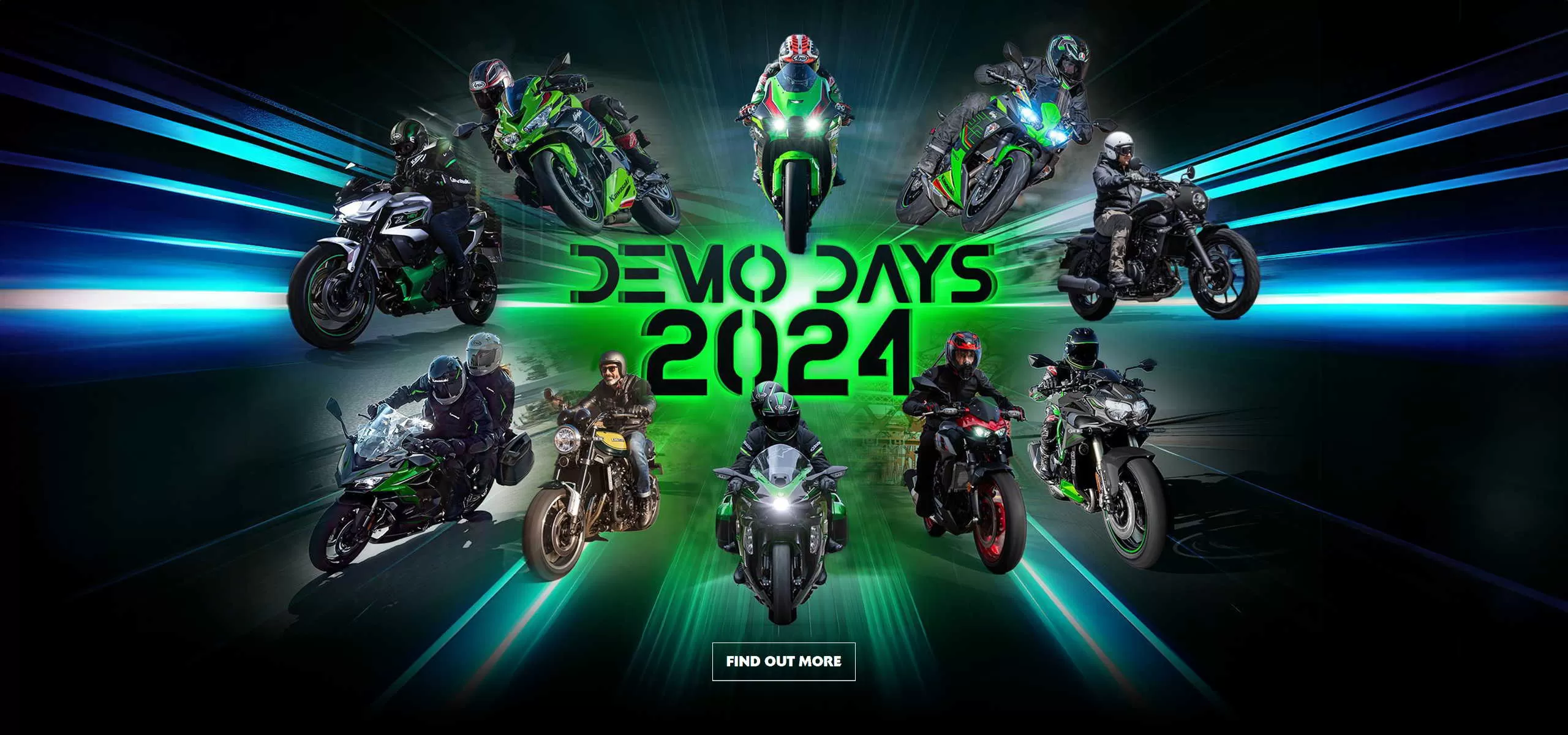 Kawasaki Demo Days 2024 at Danytona Motorcycles